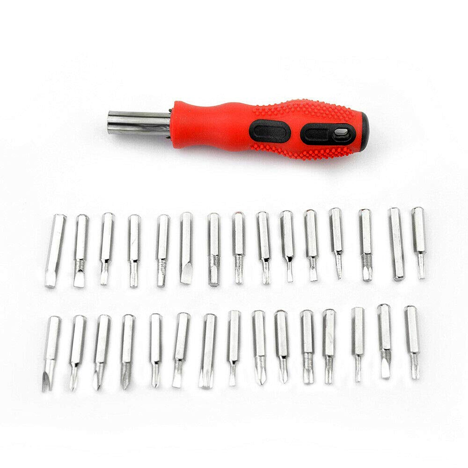 (SET OF 4PC) SCREWDRIVER SET, STEEL 31 IN 1 WITH 30 SCREWDRIVER BITS, PROFESSIONAL MAGNETIC DRIVER SET, B Grade (SET OF 4PC) SCREWDRIVER SET, STEEL 31 IN 1 WITH 30 SCREWDRIVER BITS, PROFESSIONAL MAGNETIC DRIVER SET, B Grade